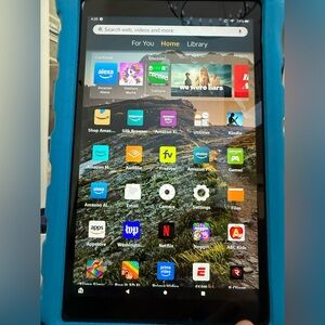 Amazon Tablet with Blue Protective Case